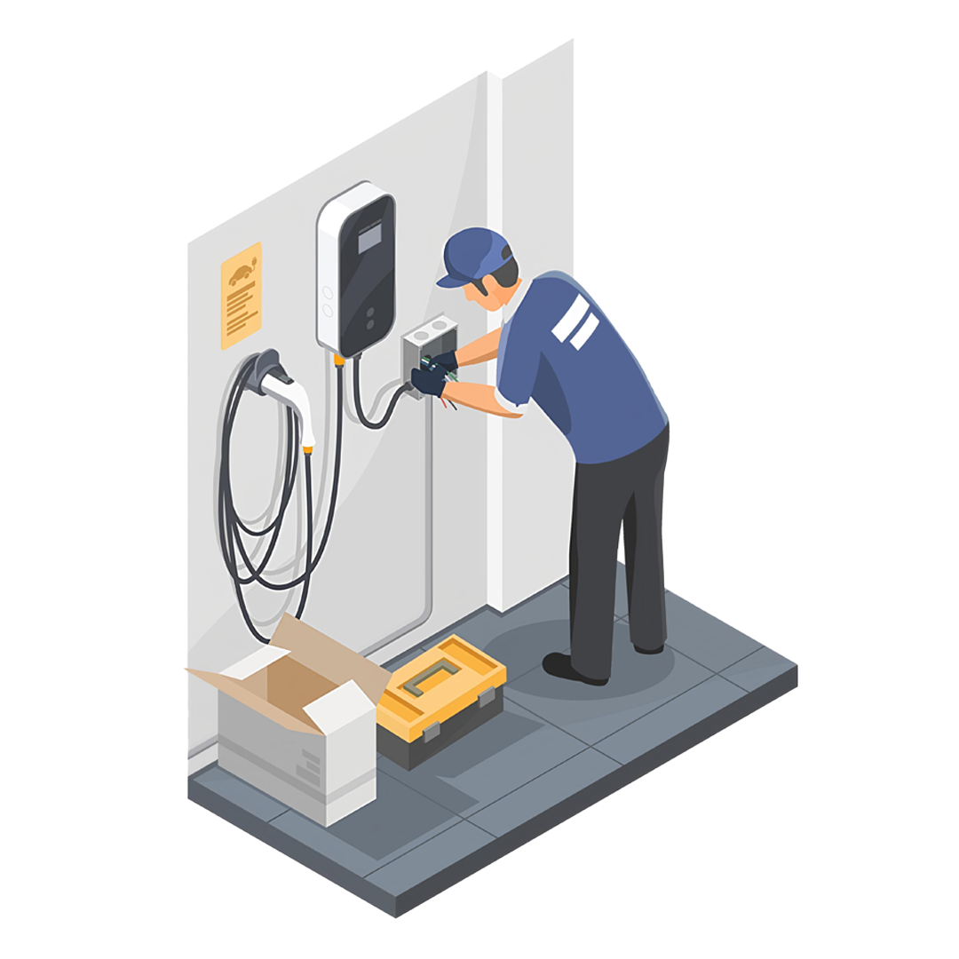 Ev Charging stations vector